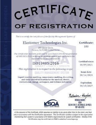 ISO 13485 Certificate
