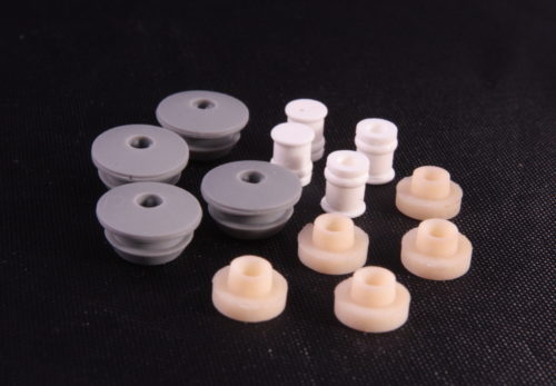 silicone dental kit grommets, polyisoprene septums, and Medical grade syringe tips